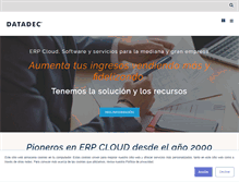 Tablet Screenshot of datadec.es
